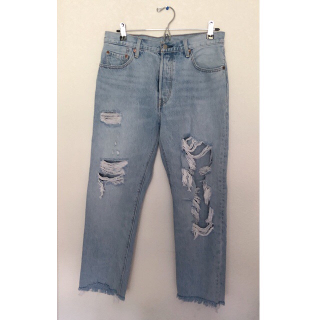 Destroyed 501 Levis
